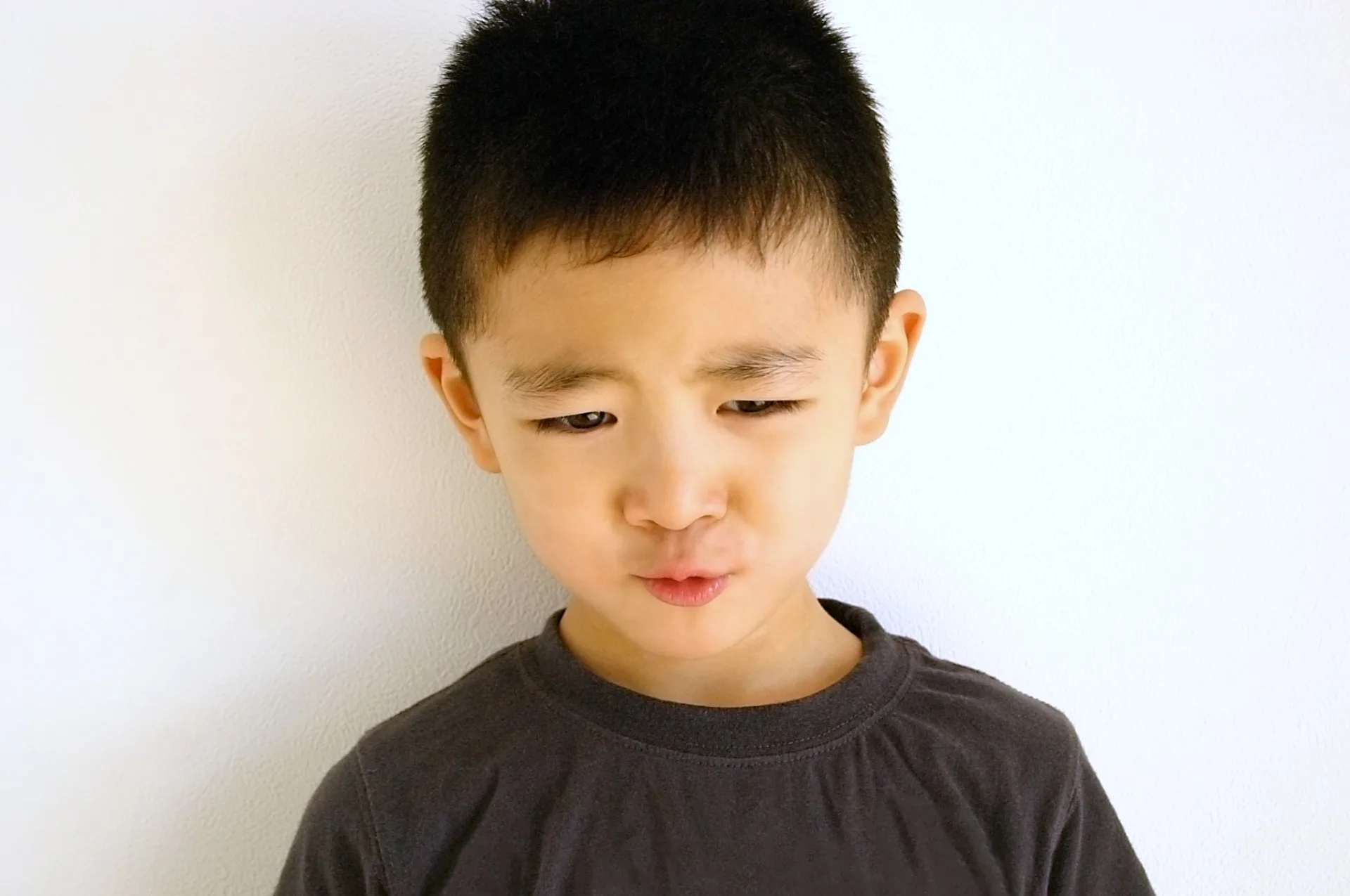 父親に怒られた子ども